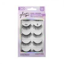 Set Cilios Posticos Glam On Fashion 3D81 5 Pares