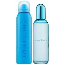 Kit Colour Me SKY Blue - Perfume + Body Spray - 100/150ML - Feminino