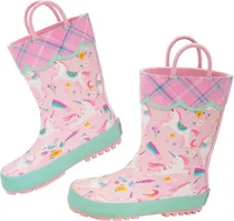 Bota de Chuva Infantil Stephen Joseph Pink Unicorn