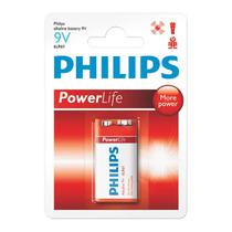 Pilha Bateria 9V Philips Alkalina 6LR-61P1B/97 1UN