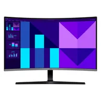 Monitor 32 Samsung LS32D396GANXZA Curvo/100HZ/Preto