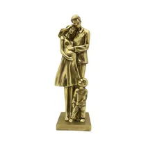 Figura Decorativa de Familia Concepts 437-499906 30 CM Dorado