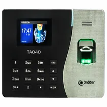 Leitor Biométrico 3NSTAR TA040 para Até 500 Impressões Digitais/ USB/ TCP/ IP - Preto/ Prateado