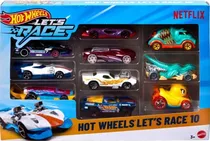 Mattel Hot Wheels Let´s Rase - JGN40 - N0710 (10 Peças)