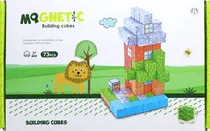 Cubos Magnéticos de Construção Magnetic Chuang Huang - CH1279 (73 Pçs)