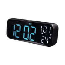 Reloj Digital de Mesa Satellite AC-T6852 LED Azul