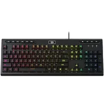 Teclado Gaming Redragon Aditya K513-RGB Inglês com RGB Chroma - Preto