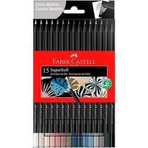 Faber Castell Lapiz Supersoft Caja Carton 15 Colores Neutros