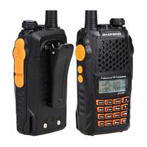 Walkie Talkie Radio Ie Dual Band Baofeng UV-6R VHF/Uhf - Preto