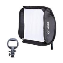 Softbox Visico EB-061 40X40 Quick com Suporte para Flash