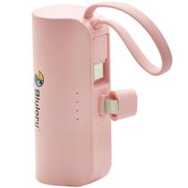 Cargador Portatil Blulory Capsule 5.000 Mah 2 Salidas Lightning Y USB-C - Rosa