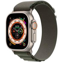 Apple Watch Ultra 49MM Titanium Case Green Alpine Loop M MQEW3LL/A