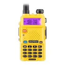 Walkie Talkie Talkie Baofeng UV-5R Dual VHF/Uhf 1800 Yell -Amarelo