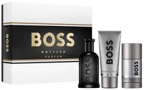 Kit Perfume Hugo Boss Bottled Parfum 100ML+Desodorante 70G+Shower Gel 100ML