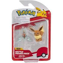 Jazwares Figura Pokemon Battle Fig. Eevee + Rotom Plastico Multicolor