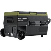 Caixa Termica para Carros Mega Star CB65 65 Litros - Black/Green (Caixa Feia)