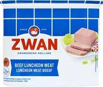 Zwan Condimento Beef Luncheon Carne Enlatada - 340GR Azul