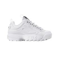 Tenis Fila Feminino Disruptor II Premium (Importado) Branco/Prata 5FM00079-103