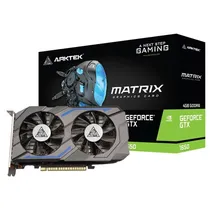 Placa de Video Arktek Matrix 4GB Nvidia Geforce GTX1650 GDDR6 AKN1650D6S4GH1 128BITS 1590MHZ HDMI, DVI, Displayport