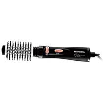 Escova de Secagem Rotativa Mondial Glam Pro ER-07 1000W 220V - Preto/Dourado