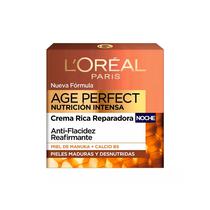 Loreal Crema Reparadora Noche Age Perfect +60 230G Embalaje s/C