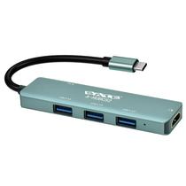 Hub USB-C 3.1 Satellite A-HUBC52 5 Portas / HDMI / 3 USB 3.0 / USB-C Femea - Cinza