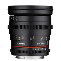 Lente Cine Samyang Sony VDSLR 20MM T/1.9 e-Mount