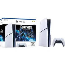 Console Sony Playstation 5 Slim Disk CFI-2015 1TB SSD Fortnite Cobalt Star Bundle - White/Black (Caixa Fea)