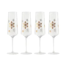 Set de Copas para ChampáN Santini 180-2900225 230ML 4 Piezas