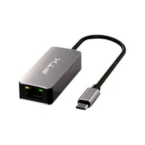 Adaptador FTX CT-CML2500-Ag - USB-C - Ethernet RJ45 - Cinza
