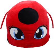 Travesseiro Infantil Miraculous Tikki Zag Play - M13029 Vermelho