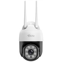 Camera IP 4LIFE FLD4G-s 2.5K com Wi-Fi e Microfone - Branca/Negra