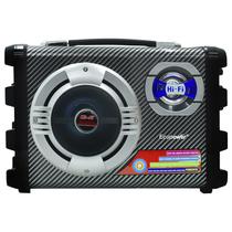 Caixa de Som Ecopower EP-2220 Bluetooth / USB / FM / SD - Preto / Cinza