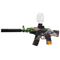 Brinquedo Arma de Gel AK-47 Aguia MD47-D - Recarregavel - Preto/Verde