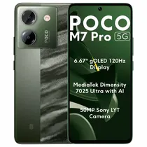 Smartphone Xiaomi Poco M7 Pro 5G 512GB 12GB Ram DS - Green Global