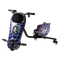 Triciclo Elétrico Keen Robot - 8.5" - Bluetooth - LED - Recarregável - Spiderman Azul