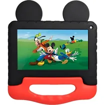 Tablet Multilaser Kids Edição Disney Junior Mickey NB627 7" Wifi 64 GB - Vermelho/Preto