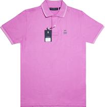 Outlet Camiseta Polo Psycho Bunny B6K136A2PC Masculina - Rosa