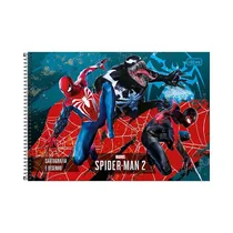 Cuaderno de Dibujo Tilibra Marvel Spider-Man Miles Morales 318123 80 Hojas Surtido 1 Pieza