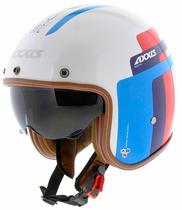 Capacete para Moto Axxis Hornet A7 - Tamanho L (59-60) - Branco/ Vermelho