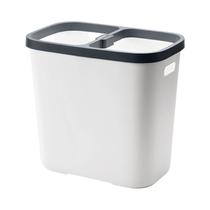 Basurero Doble Home H-00033 12L Blanco - Gris