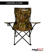 Maxgo Pesca Accesorios Silla Plegable CADEIRA-3 Metal 50CM X 50CM X 89CM Camuflado