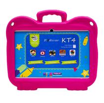 Tablet Rodicar KT4 Kids 7 128GB / 6GB / Bluetooth / Wi-Fi / Bivolt - Rose