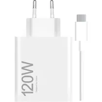 Carregador de Parede Xiaomi Hypercharge MDY-14-Ee USB-A 120 W - Branco + Cabo USB-C