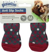 Meias Antiderrapante para Mascotes M - Pawise Anti Slip Socks 12993 (2 Pares)