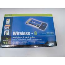 Adaptador de Rede para Notebook Linksys WPC54G Wireless 54 MBPS