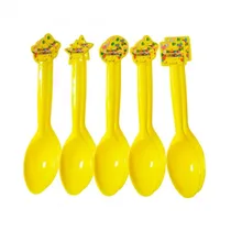 Colheres Descartaveis para Festa Party Favlors Happy Birthday com Baloes 10PCS