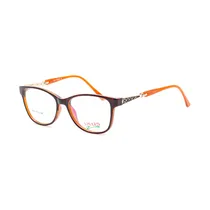 Armação para Óculos de Grau Feminino Visard B2292-TR C10 Tam. 51-18-145MM - Marrom/Verde