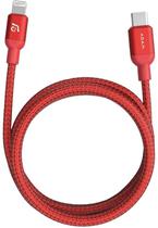 Cabo Adam Elements Peak II C120B USB-C para Lightning 120CM - Vermelho