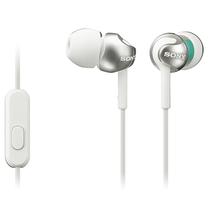 Fones de Ouvido Sony MDR-EX110AP com Microfone e Cabo de 1.2 Metros  Branco